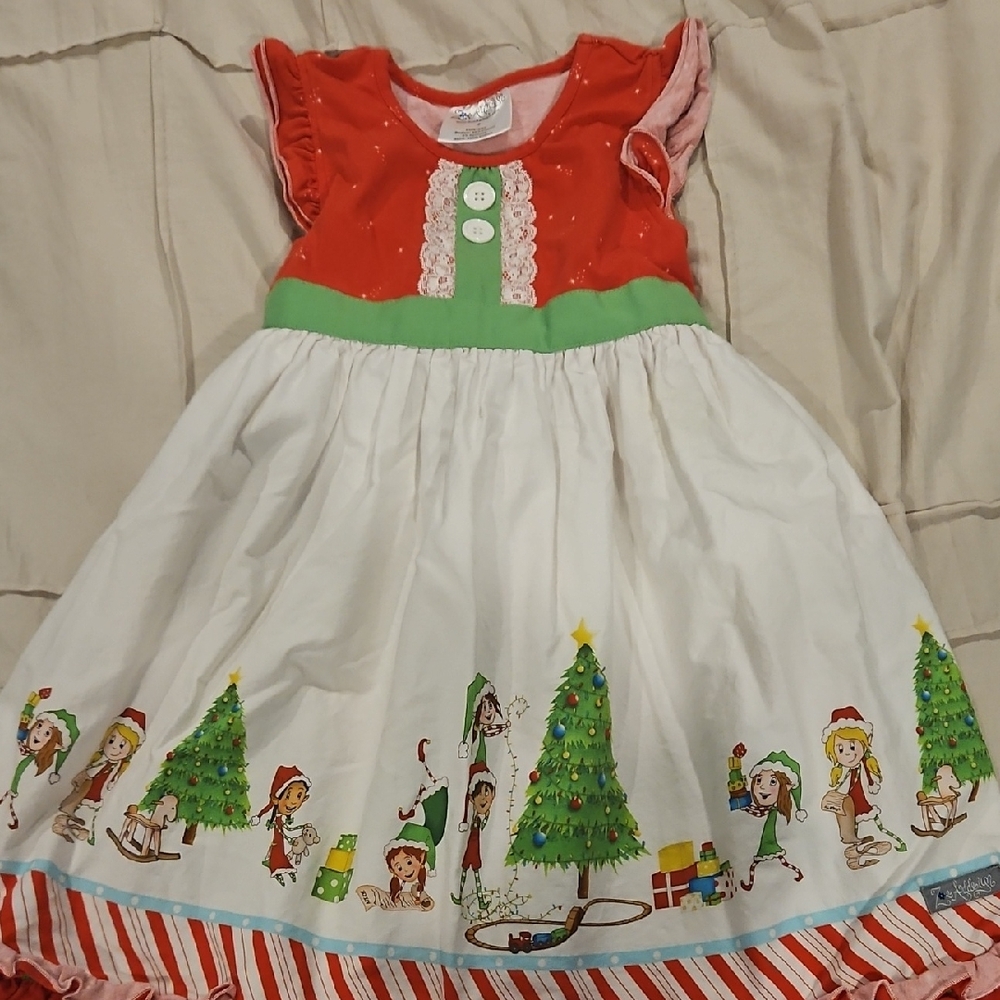Zoe Addelyn Elf On The Shelf Dress
